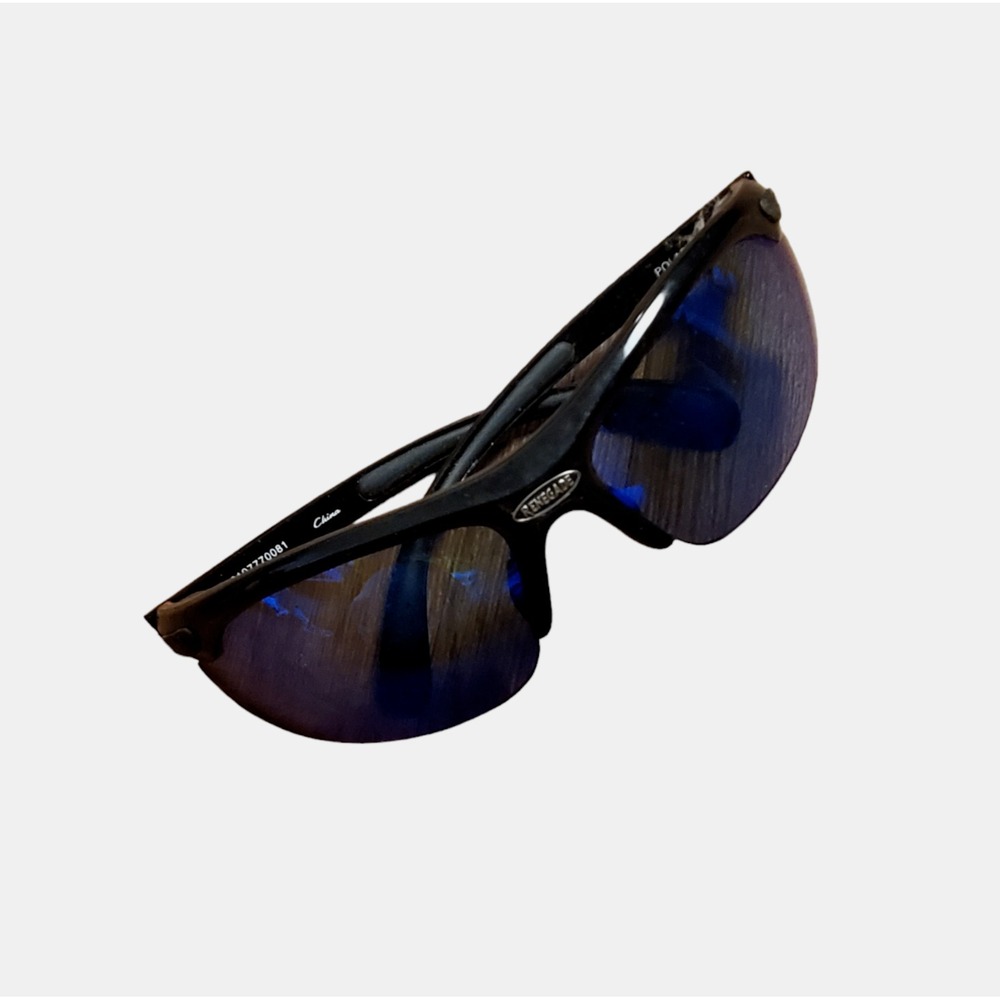 Renegade‎ Polarized PC Sunglasses Blue Mirrored Lenses #666197770081